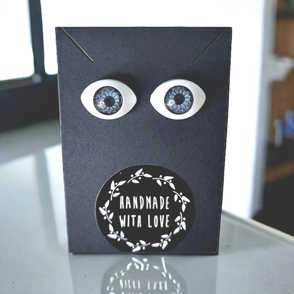 Handcrafted Eye Design Resin Earrings